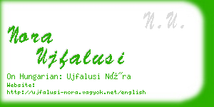 nora ujfalusi business card